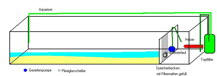 Chematische Zeichnung des neuen Beckens